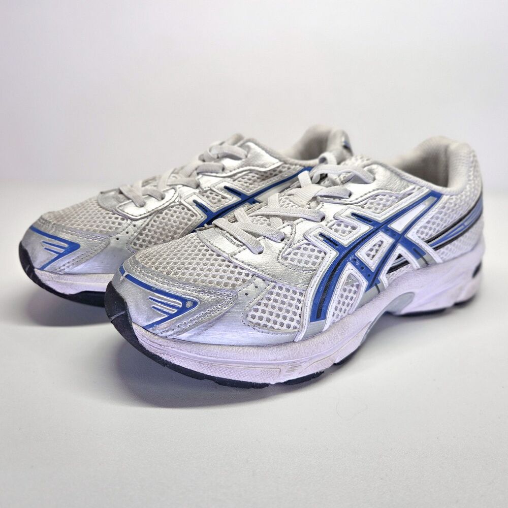 ASICS Gel-1130 GS Kids Sneakers Silver Blue Size 3Y / EU 35 Used